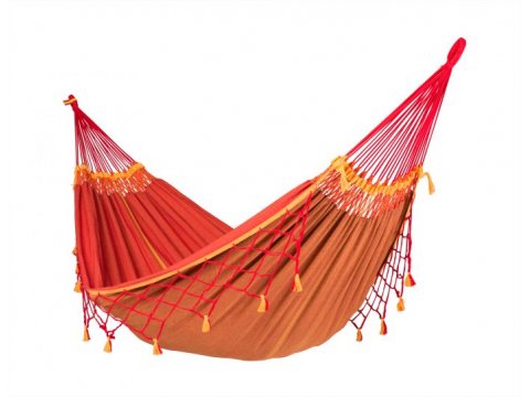 Brazil Copa Furia Roja Organic Cotton Double Classic Hammock Brazil Copa Furia Roja Organic Cotton Double Classic Hammock